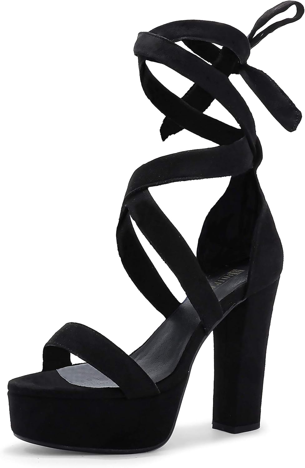 Sabrina Platform Block Chunky High Heels for Women Open Toe