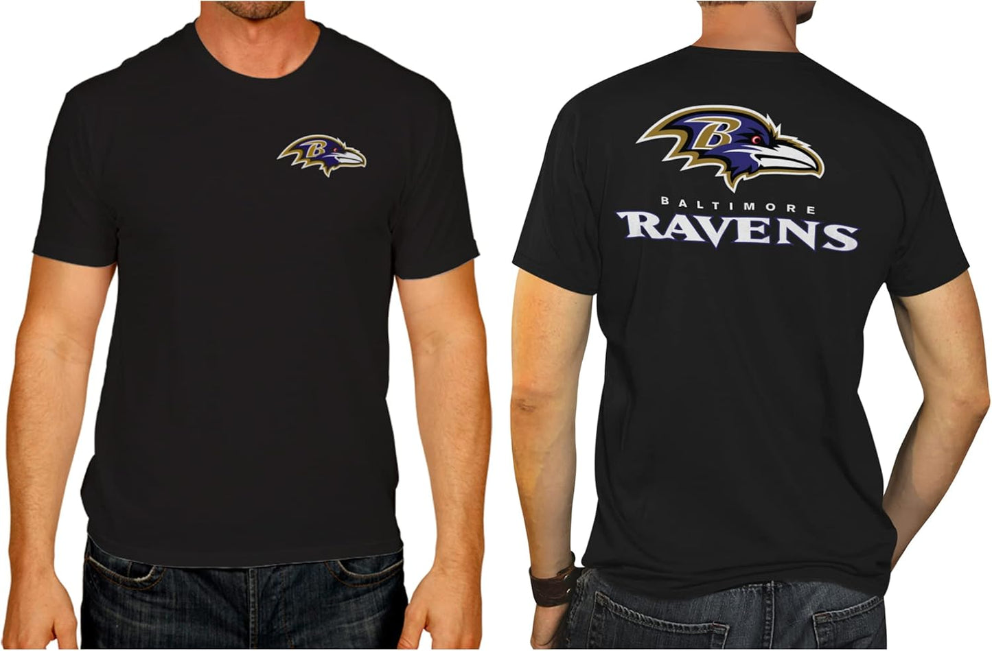 Baltimore Ravens Cotton-Poly Short Sleeved T-Shirt for Fans