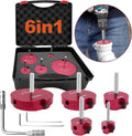 PVC Pipe Reamer 5-Piece Kit with Socket Wrench - Clean Cuts Fast