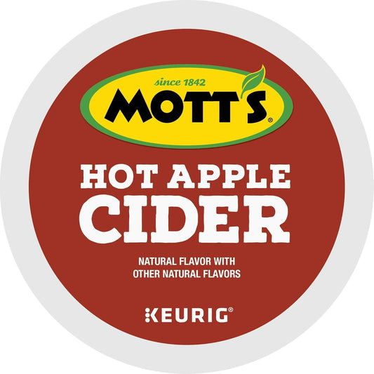 Keurig Mott's Hot Apple Cider Pods for a Cozy Drink Experience