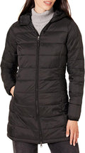 Lightweight Water-Resistant Packable Hooded Puffer Coat - Warm coldest