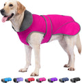 Dogcheer Dog Coat Pink L - Waterproof Warm Winter Jacket
