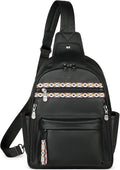 FADEON Large Sling Bag for Women: Stylish Anti Theft Backpack