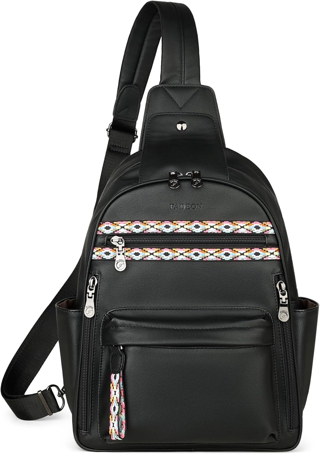 FADEON Large Sling Bag for Women: Stylish Anti Theft Backpack