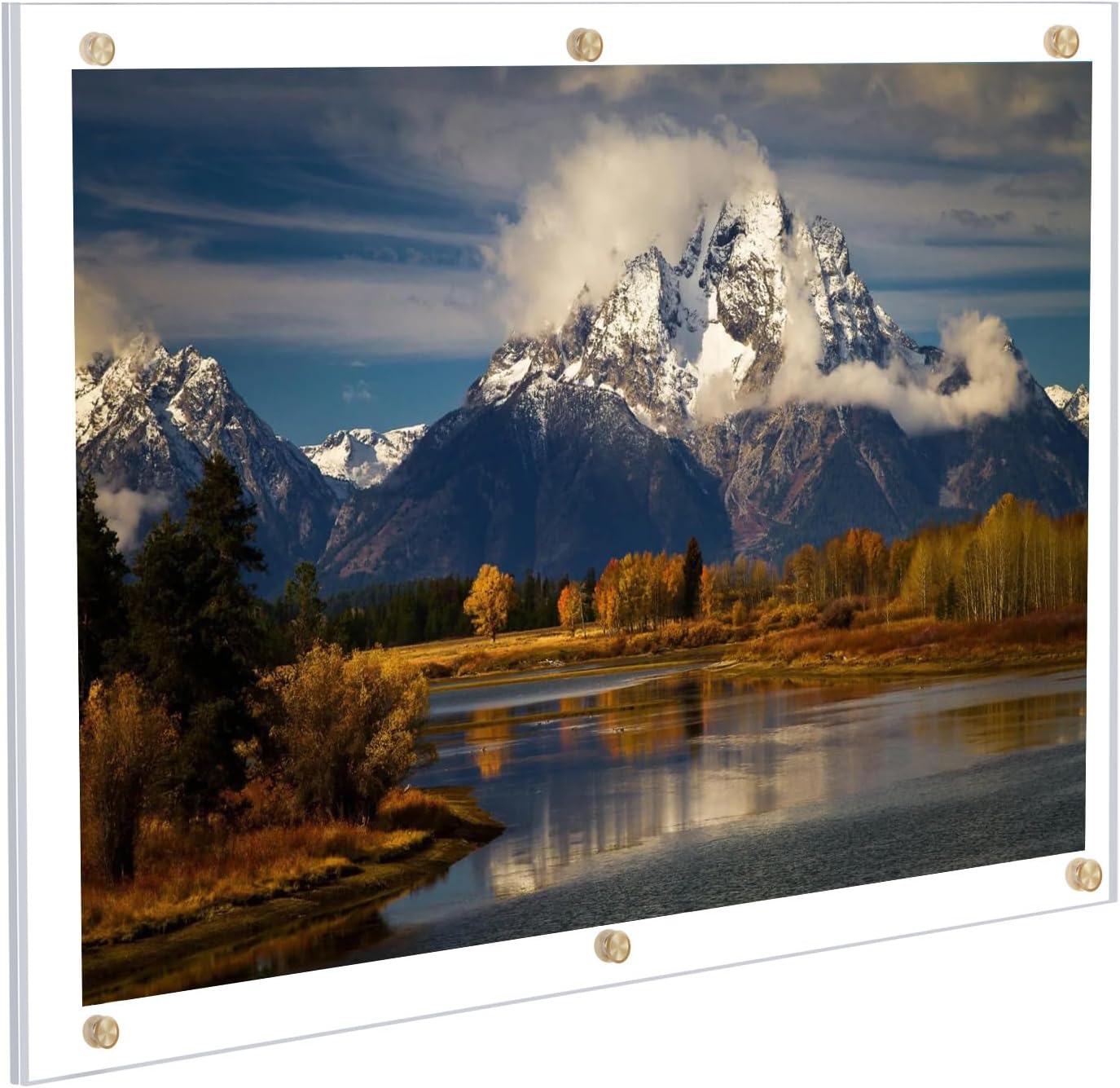 Kalami 16x20 Clear Acrylic Wall Mount Picture Frame for Art