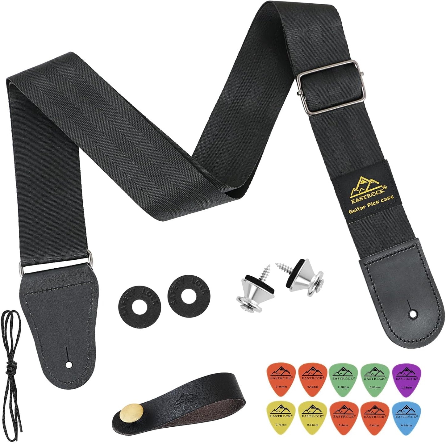Ultimate Guitar Strap Set - Secure, Adjustable, & Stylish