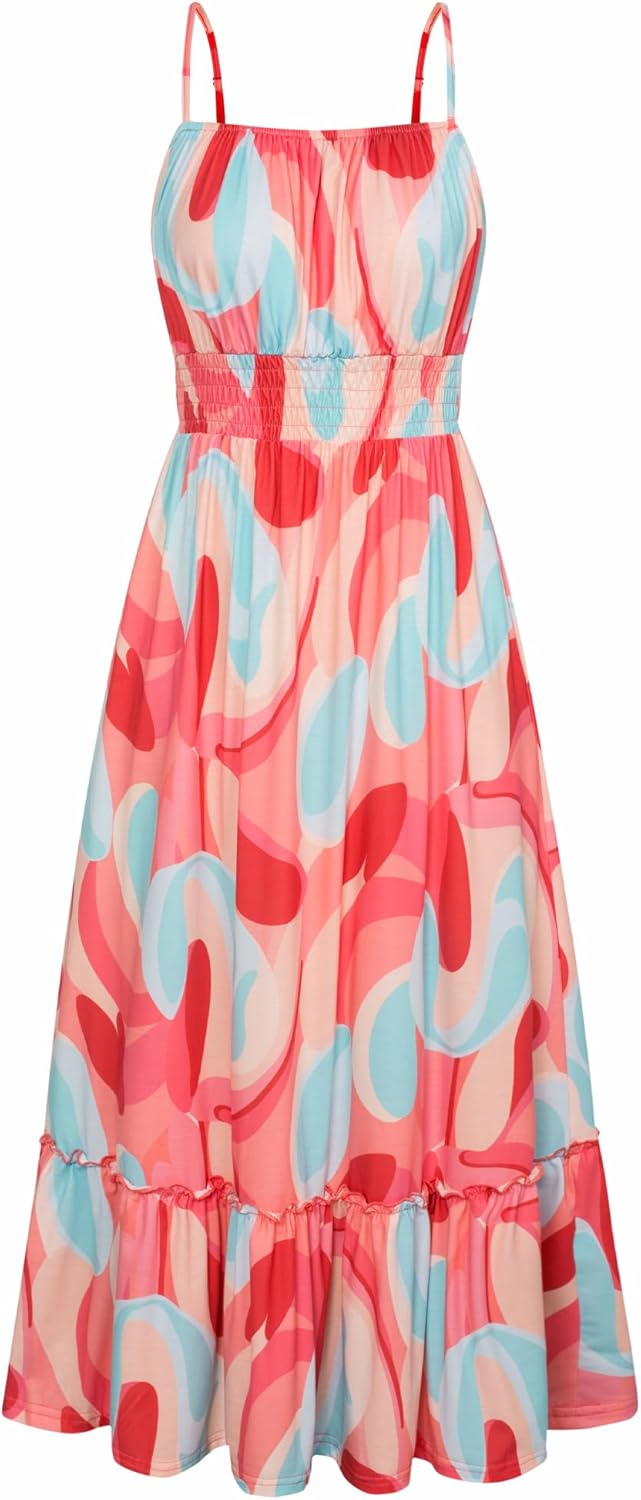 GRACE KARIN Womens Summer Maxi Dress with Pockets and Style