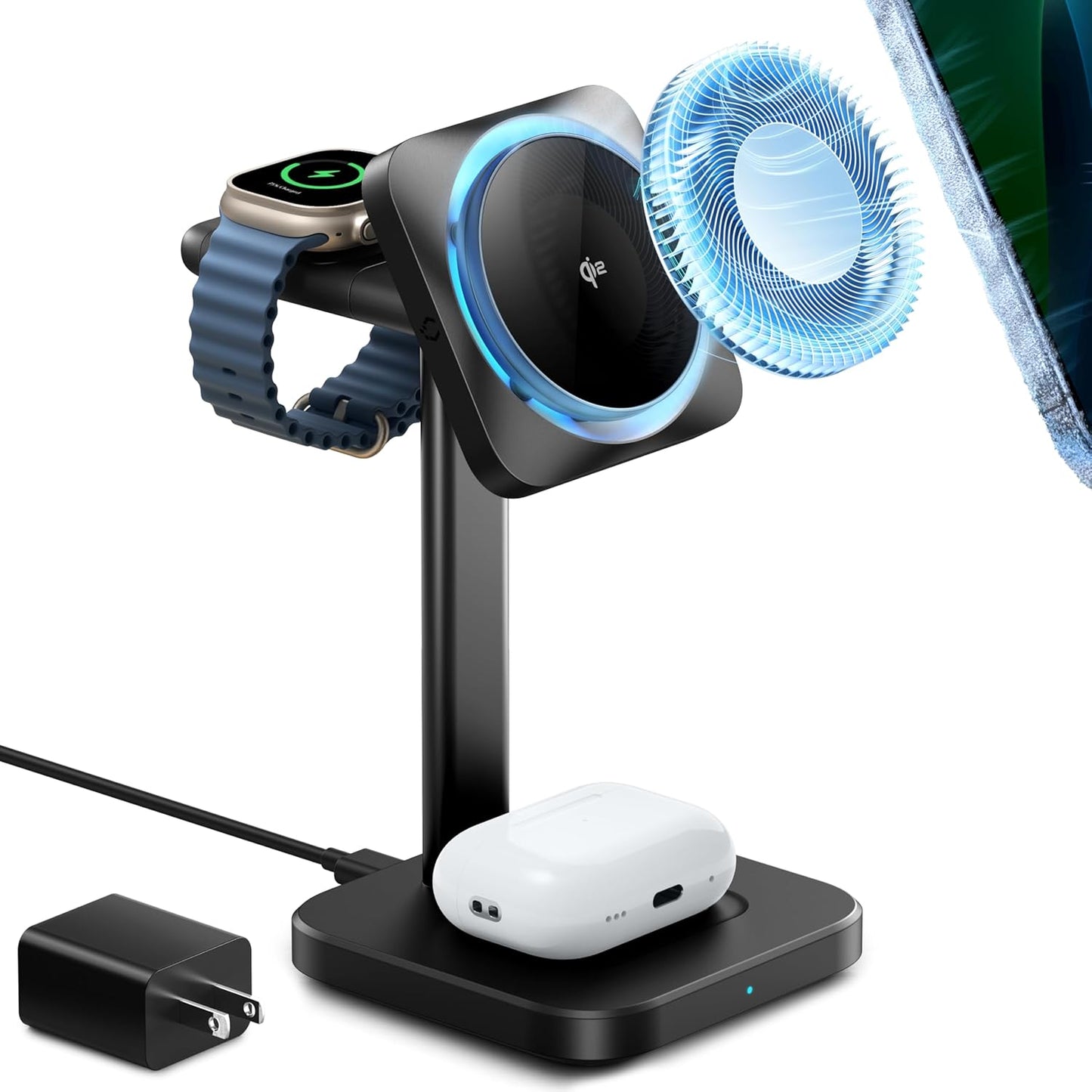 ESR CryoBoost 3-in-1 Wireless Charger - Fast Charging