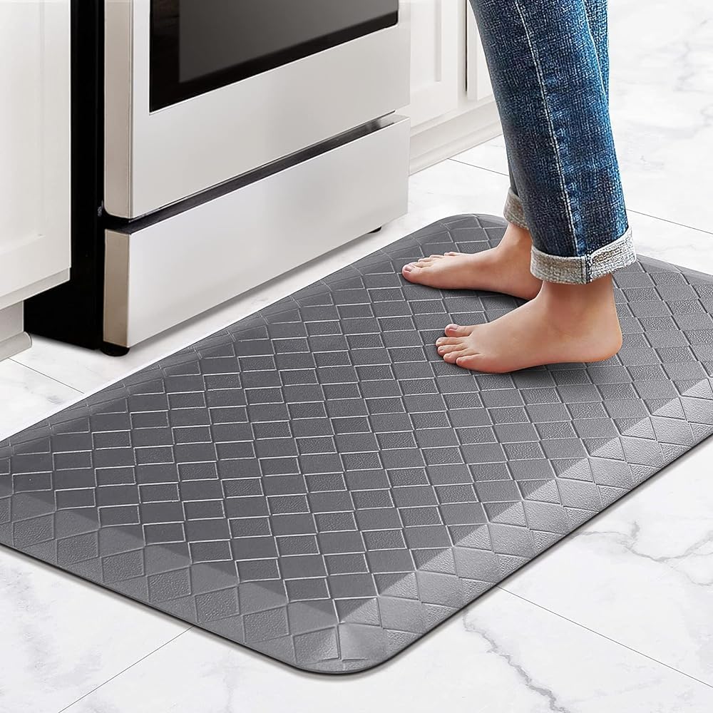 HappyTrends Anti-Fatigue Kitchen Floor Mat for Comfort and Safety