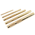 Brass Drift Punch Set 5 Pc - Non-marring Hand Tool Set