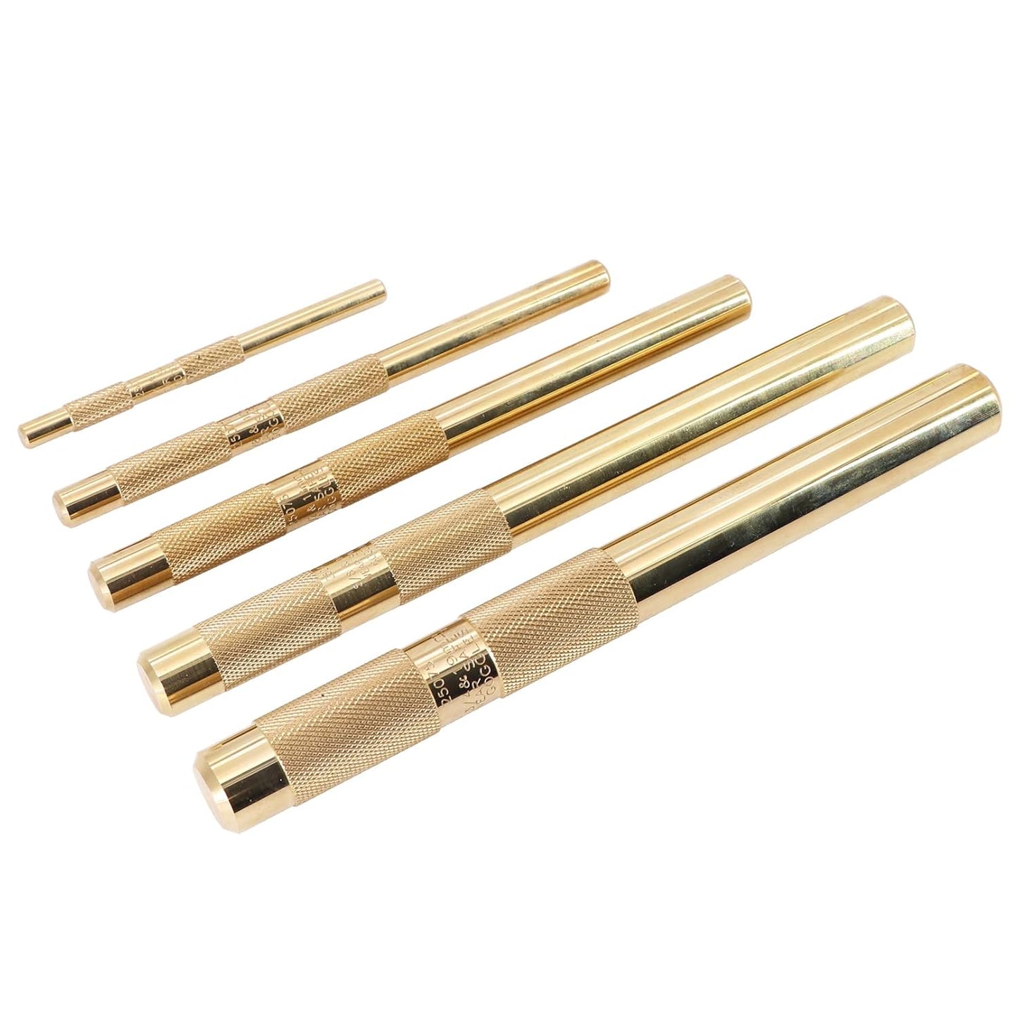 5 Brass Drift Punch Set for Home Use - Durable Hand Tool Kit