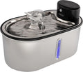 Wireless Cat Water Fountain with Premium Stainless Steel Design