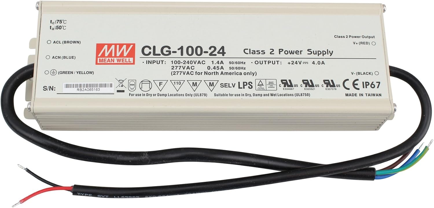 Mean Well CLG-100-24 AC/DC Power Supply for Reliable Performance