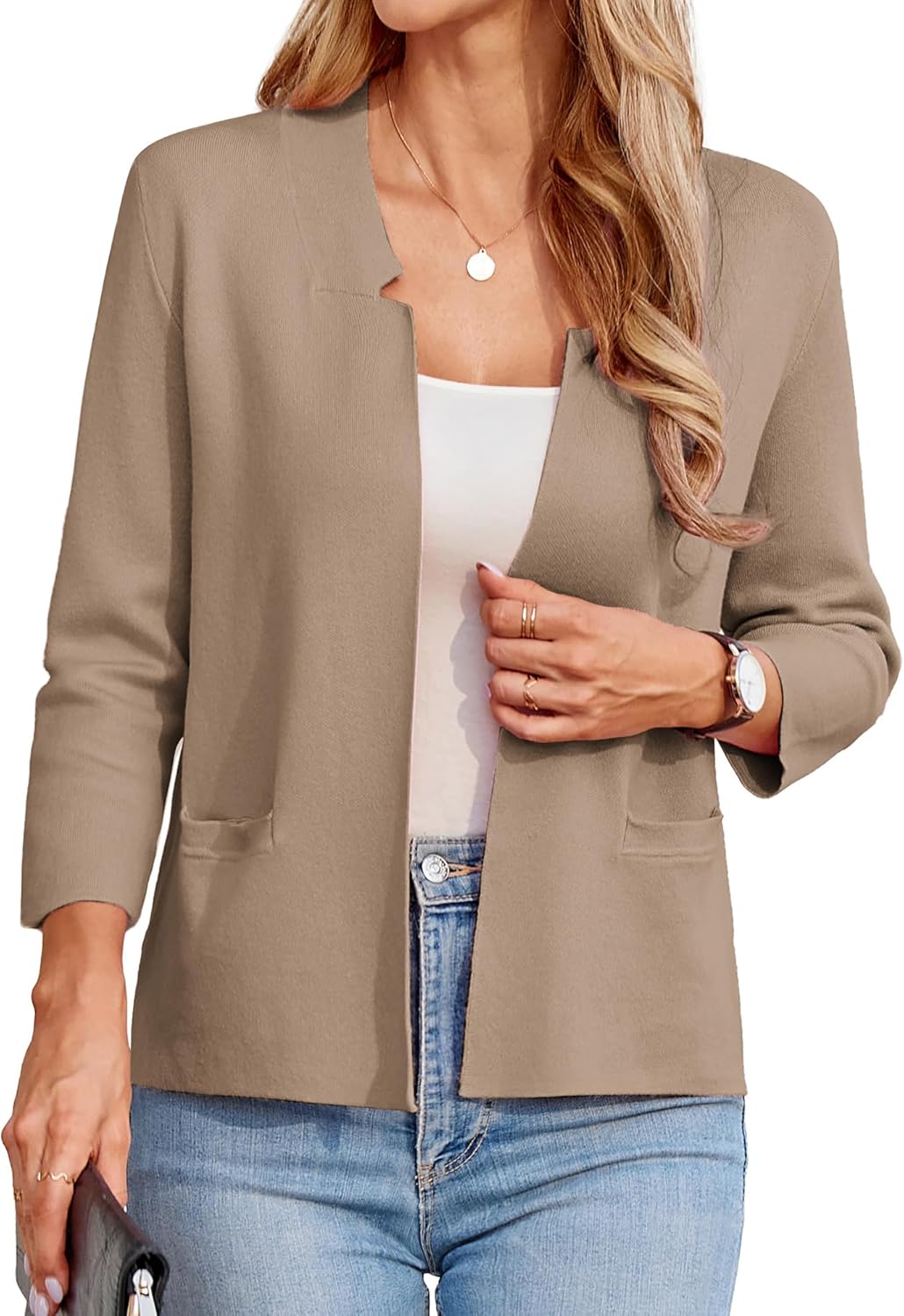 Stylish GRACE KARIN Women Sweater Blazer for Business Casual Wear