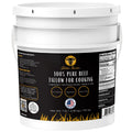 100% Pure Beef Tallow for Cooking & Deep Frying - 7lb Bulk Size