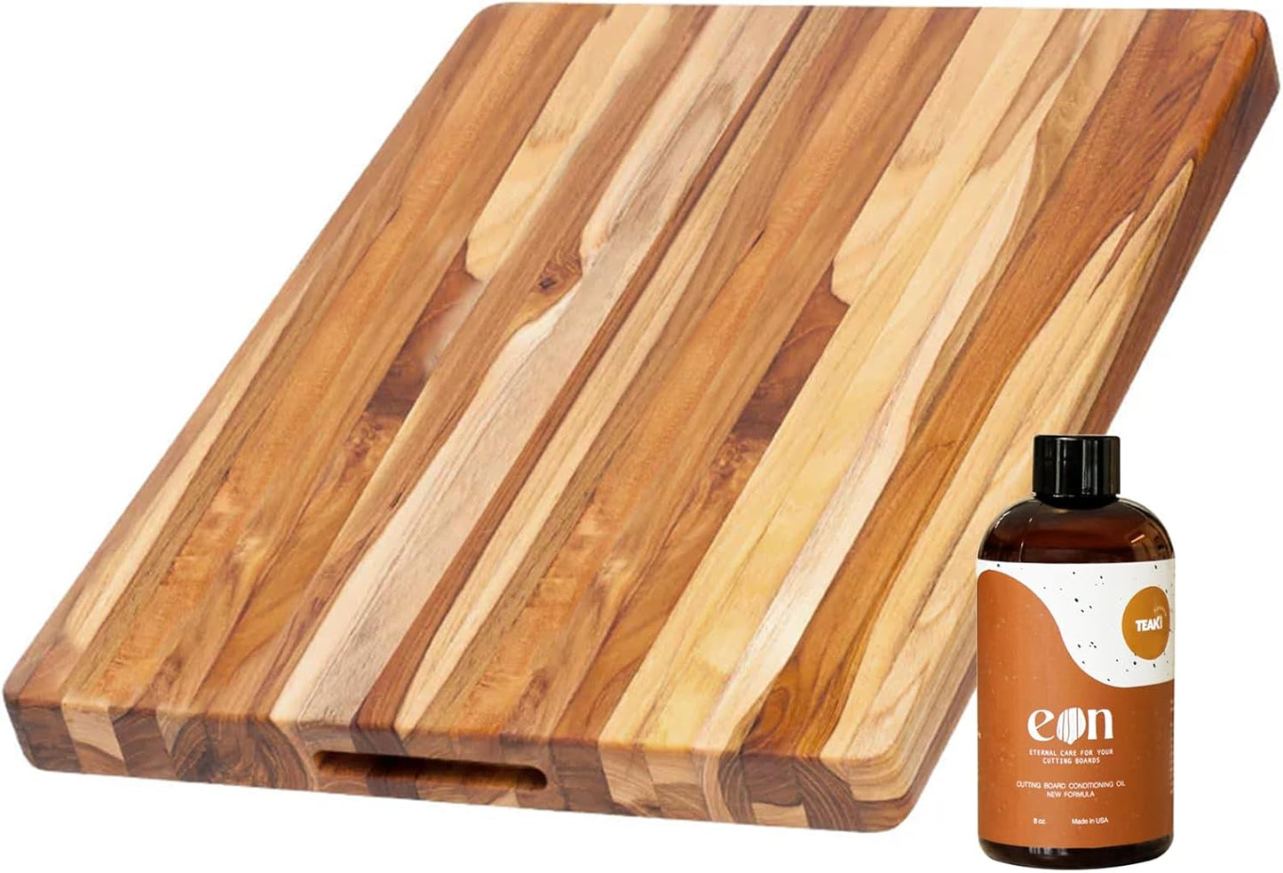 Teakhaus Carving Board and Oil Set for Kitchen Essentials