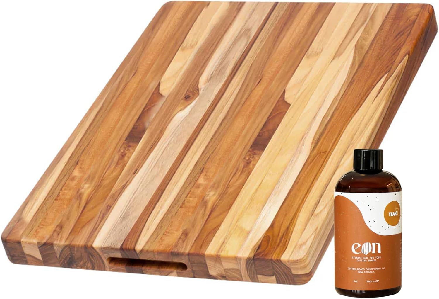 Teakhaus Carving Board and Oil Set for Kitchen Essentials