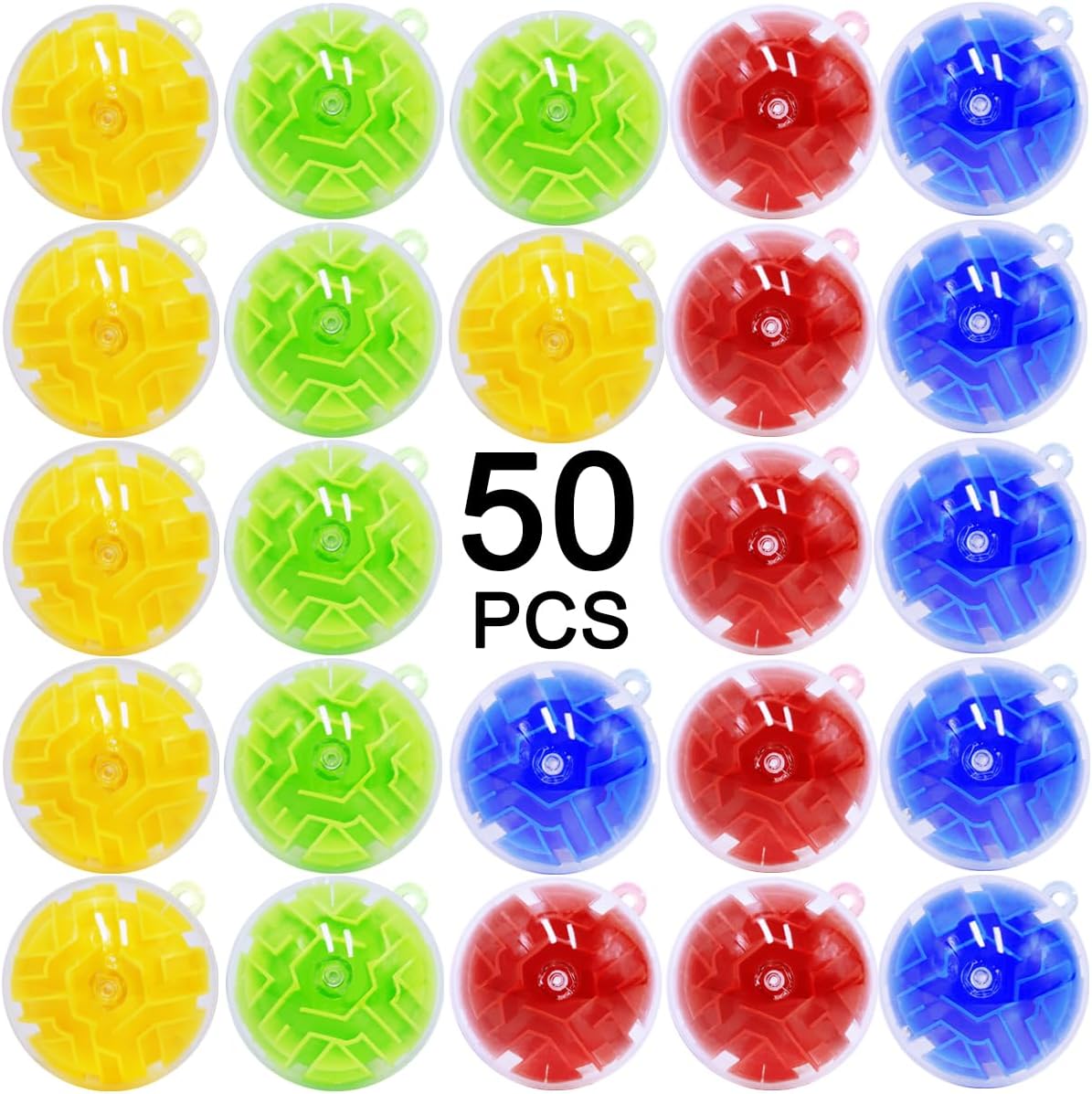 50 Pack 3D Puzzle Ball Brain Games Toy for Kids and Adults
