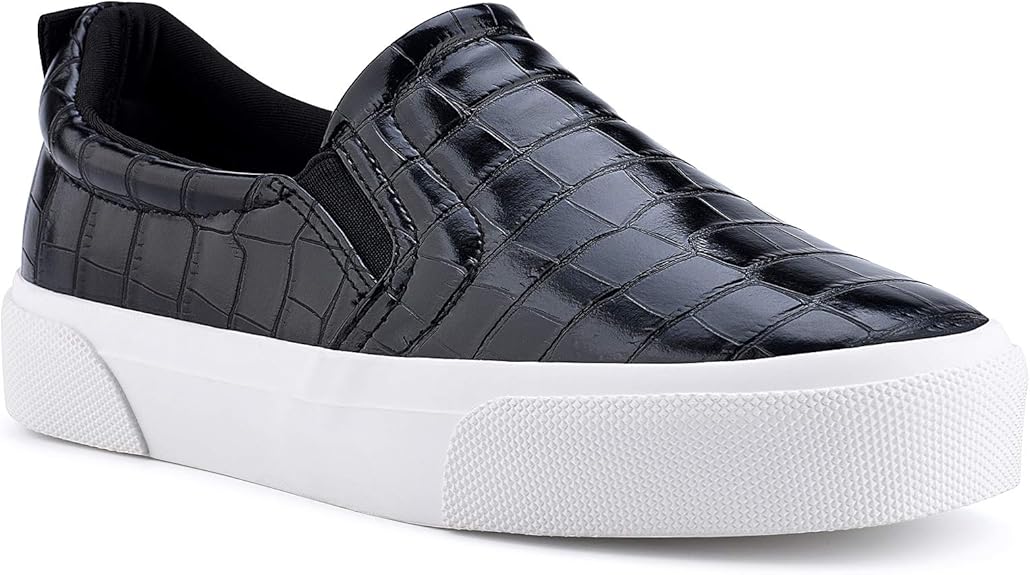 JENN ARDOR Womens Slip On Sneakers for Casual Fashion Walking
