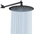 Rain Shower Head 12 in with 11 in Adjustable Arm - Pressure Boosting