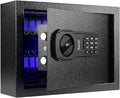 25 Keys Cabinet Wall Safe with Sensor Light - Secure Key Storage