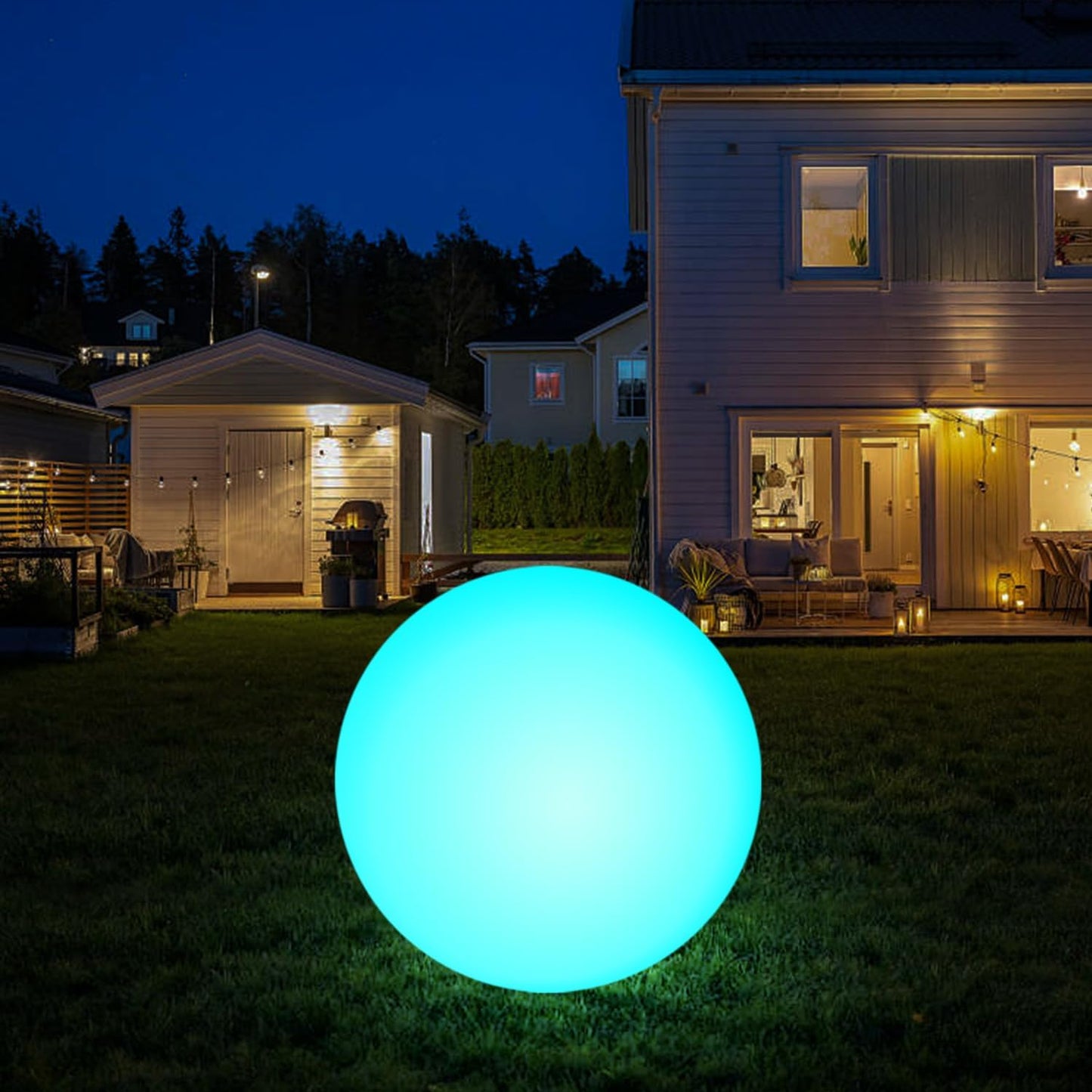 Infray 12-Inch LED Ball Light for Outdoor Decorative Lighting