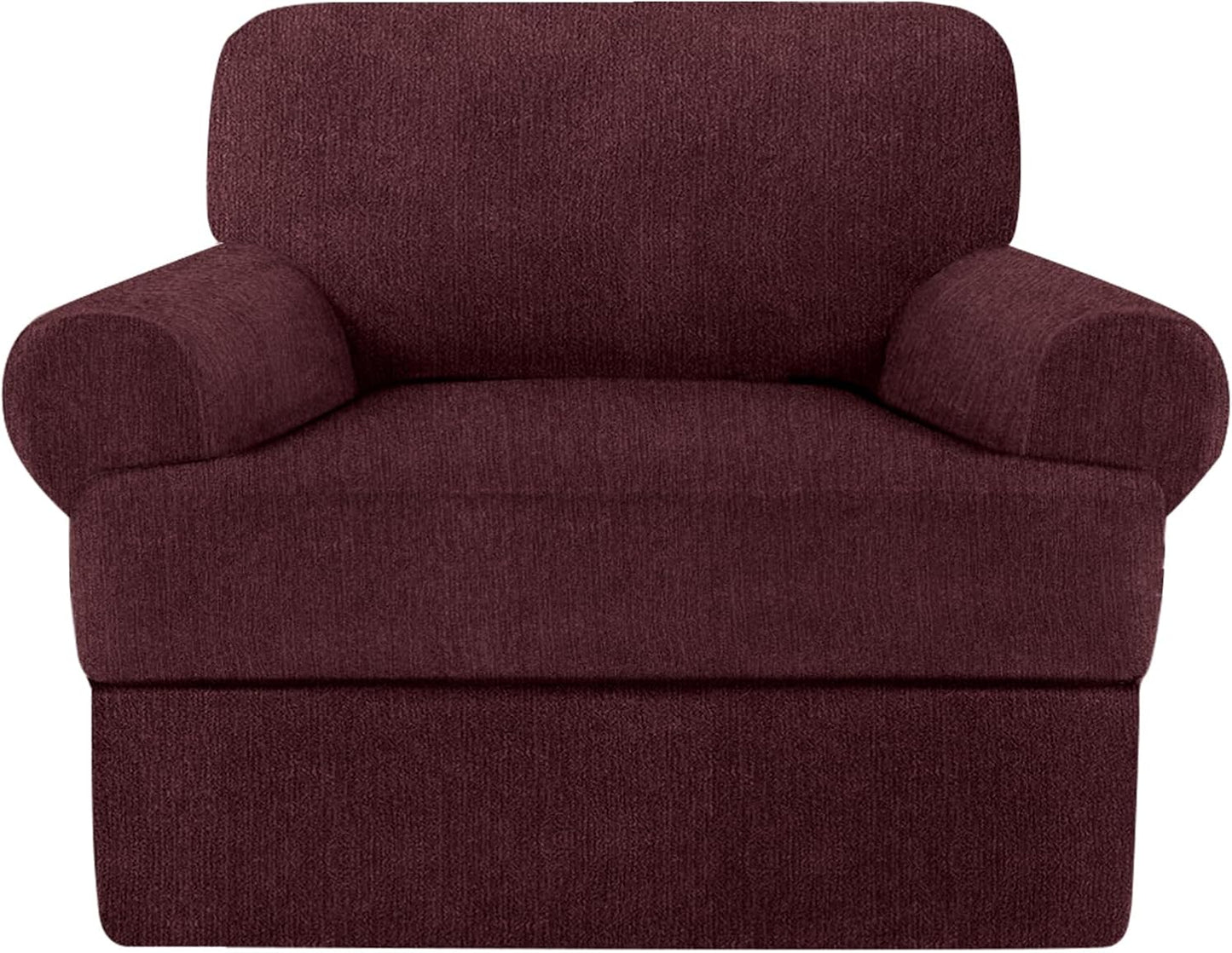 Super Stretch T Cushion Chair Covers for Living Room Furniture