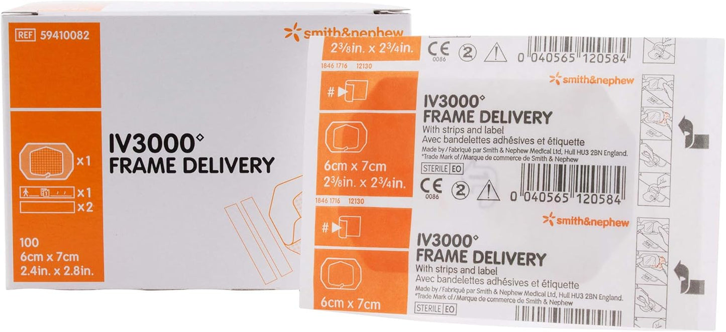 Frame Delivery Dressing - Box of 100 for Optimal Wound Care