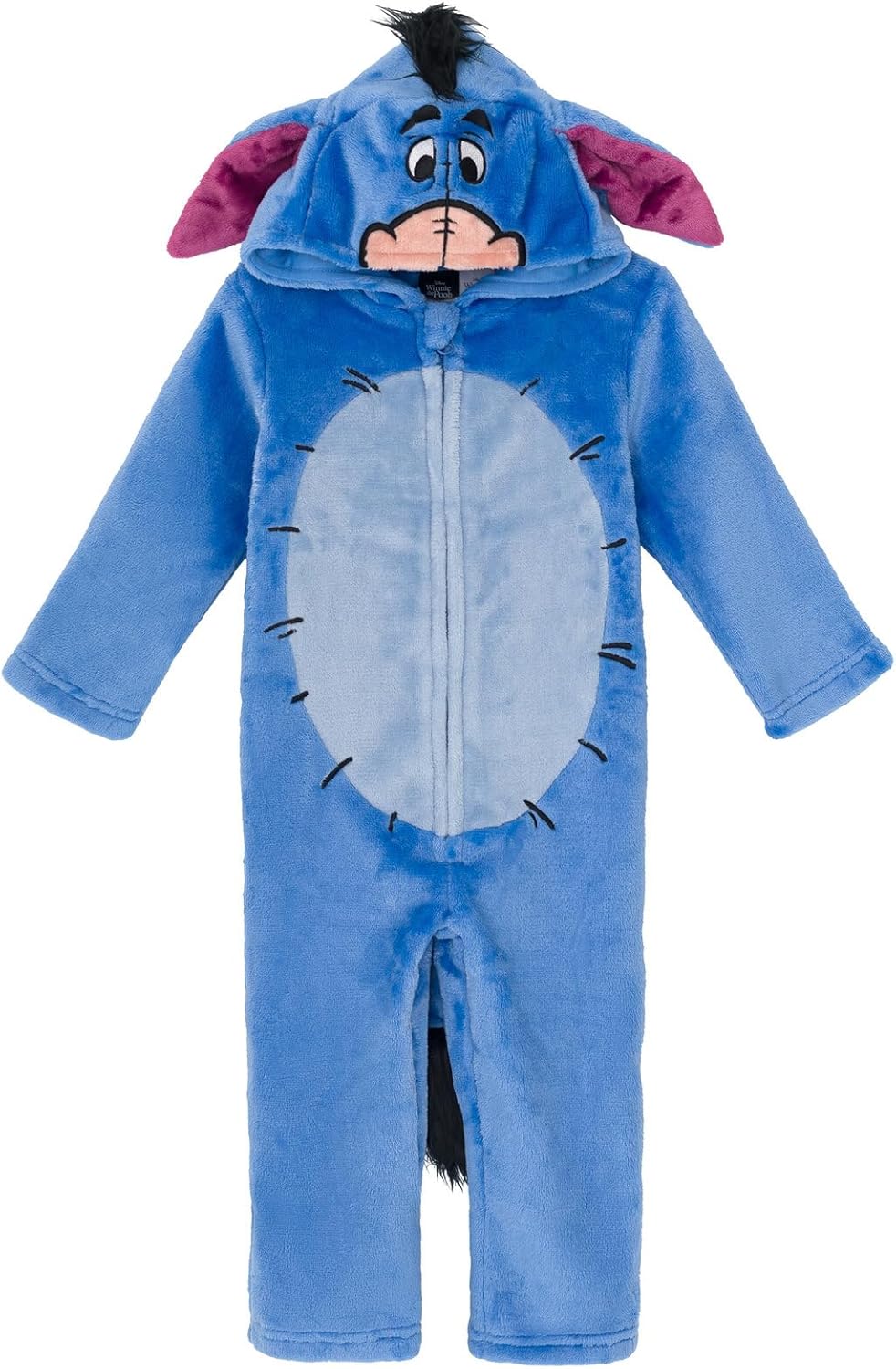 Disney Winnie the Pooh Tigger Eeyore Fleece Zip Up Coverall