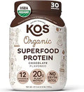 KOS Vegan Protein Powder - Organic Pea Protein Blend for Health