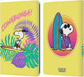 Kindle Paperwhite Leather Wallet Case - Peanuts Snoopy Aloha Disco