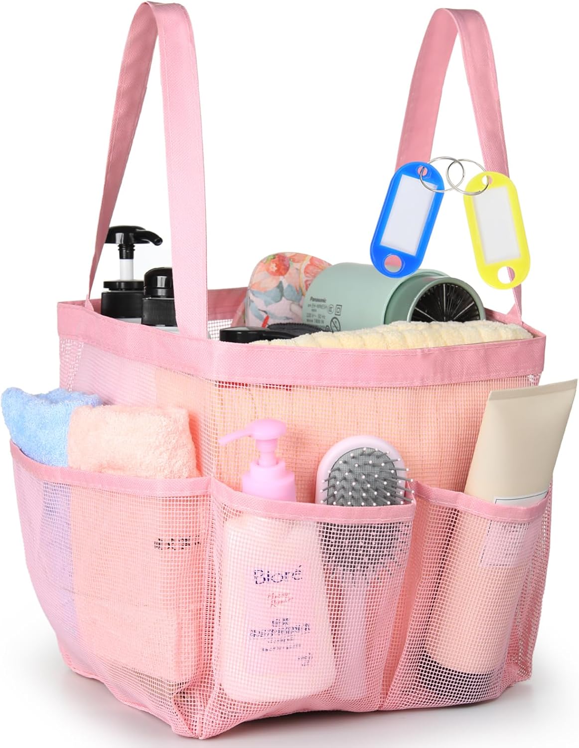 Temede Large Mesh Shower Caddy - 8 Pocket Storage