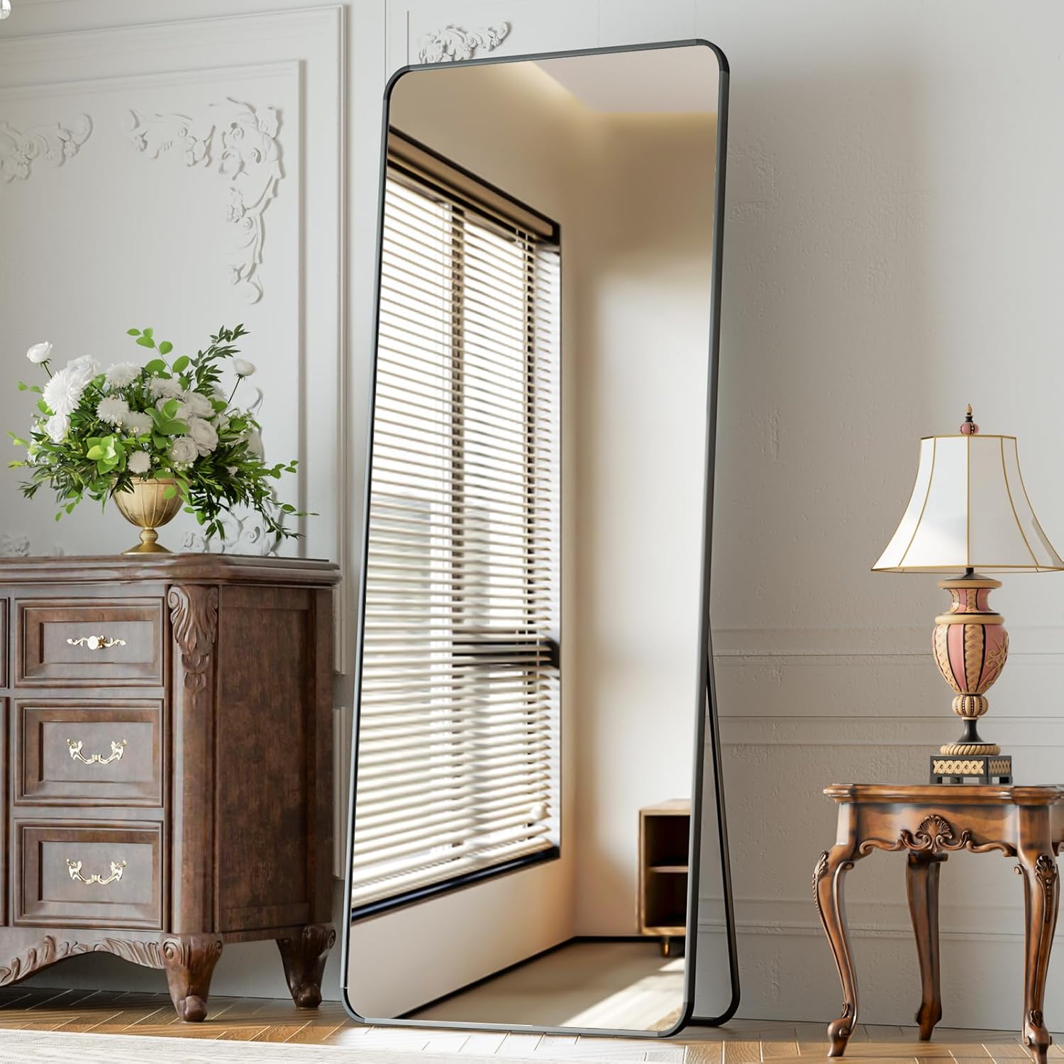65x24 Full Length Mirror with Rounded Corners for Any Space