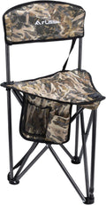 FLISSA Hunting Chair Folding Tripod Stool - Portable Outdoor Seat