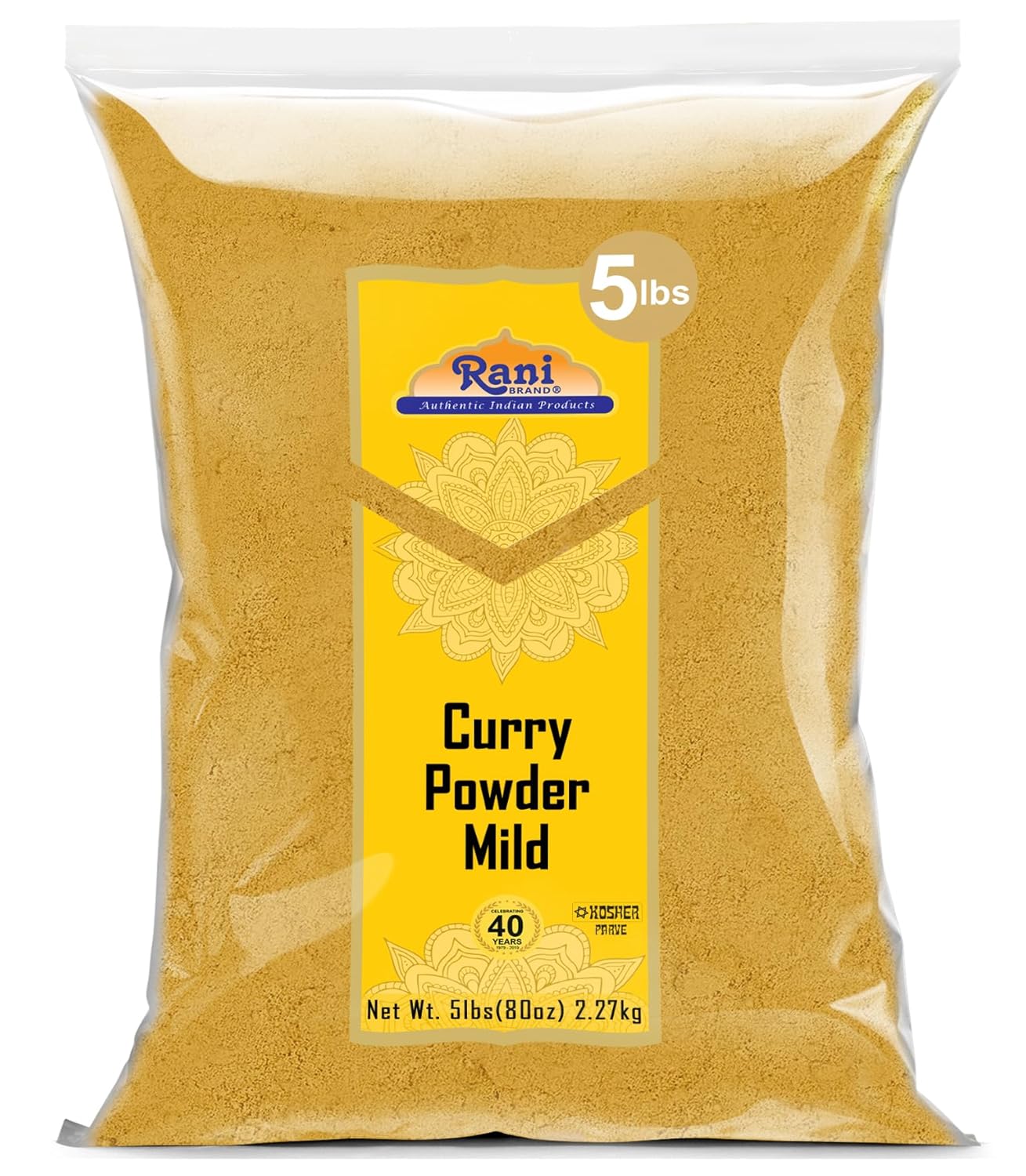 Rani Curry Powder Mild - Authentic 10-Spice Indian Blend 80oz