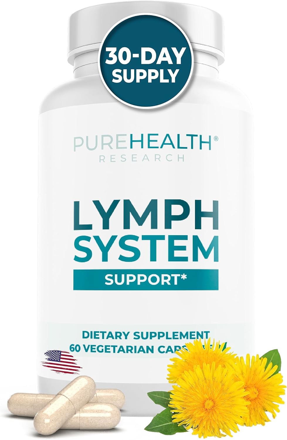 Lymph System Support Supplement for Swelling Relief and Cleanse