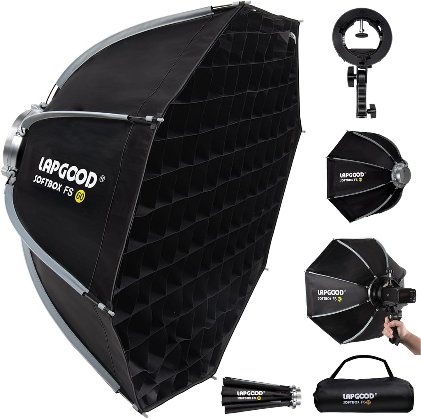 FS60 Softbox for Studio Photography with Quick Release Design