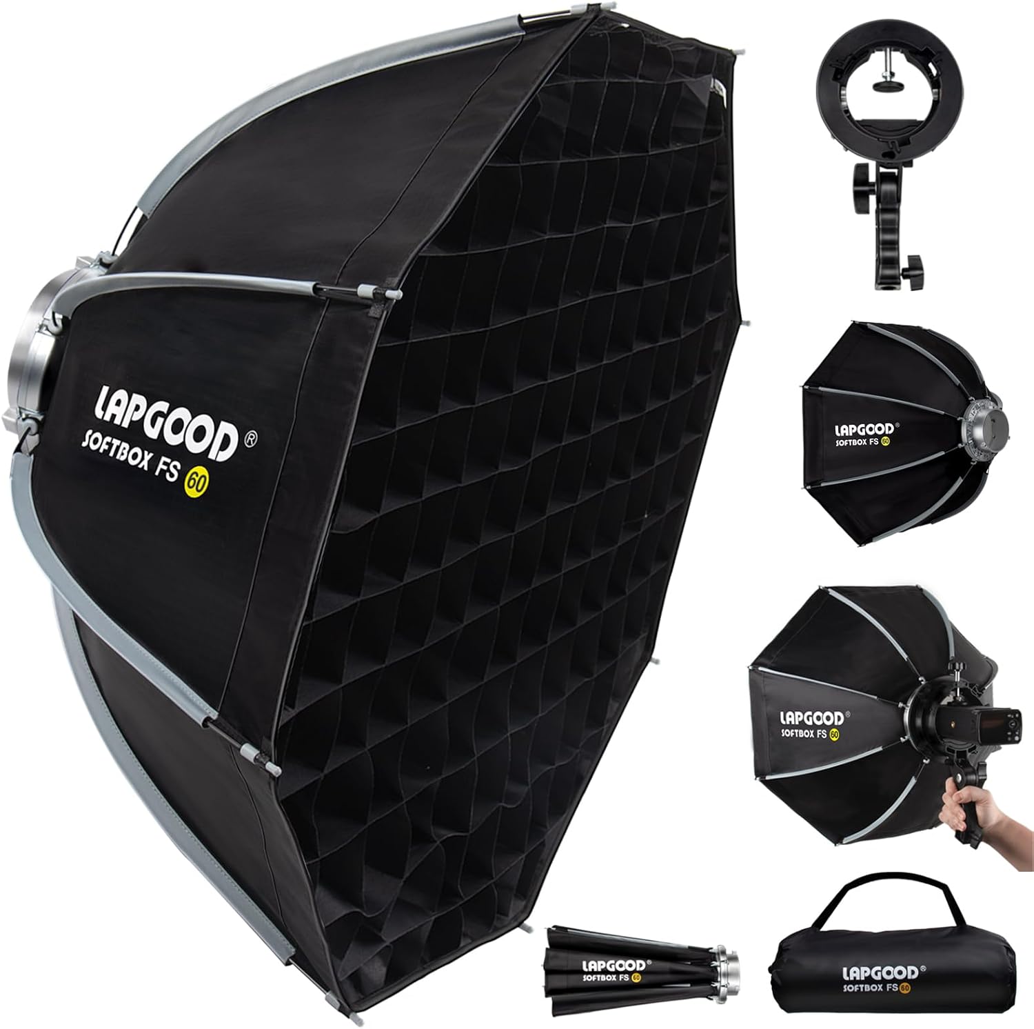 FS60 Softbox for Studio Photography with Quick Release Design