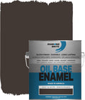 Diamond Brite Paint 1 Gallon Oil Base Enamel Paint in Tile Brown