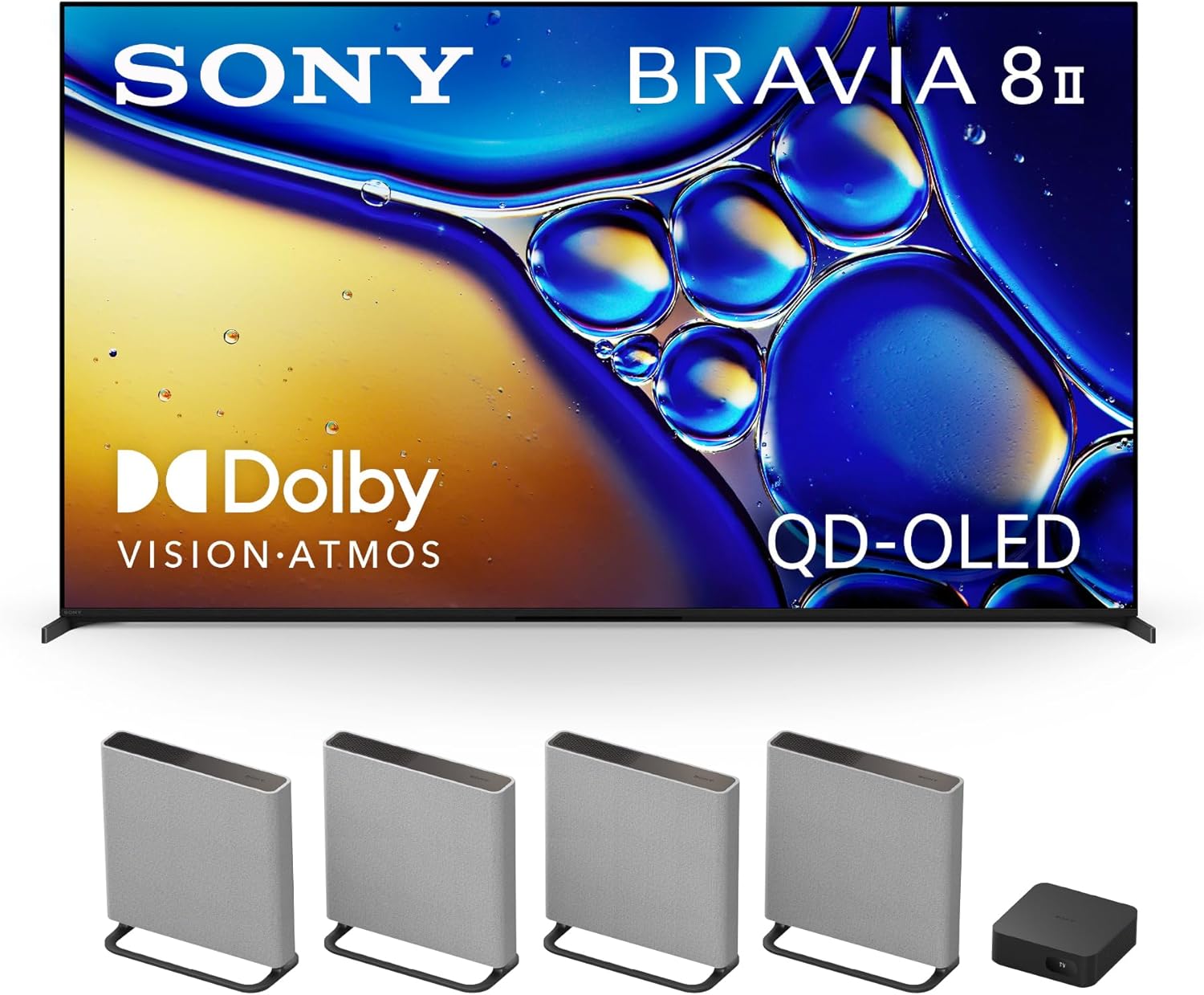 Sony BRAVIA 8 II 65-Inch 4K QD OLED Smart TV with Audio System