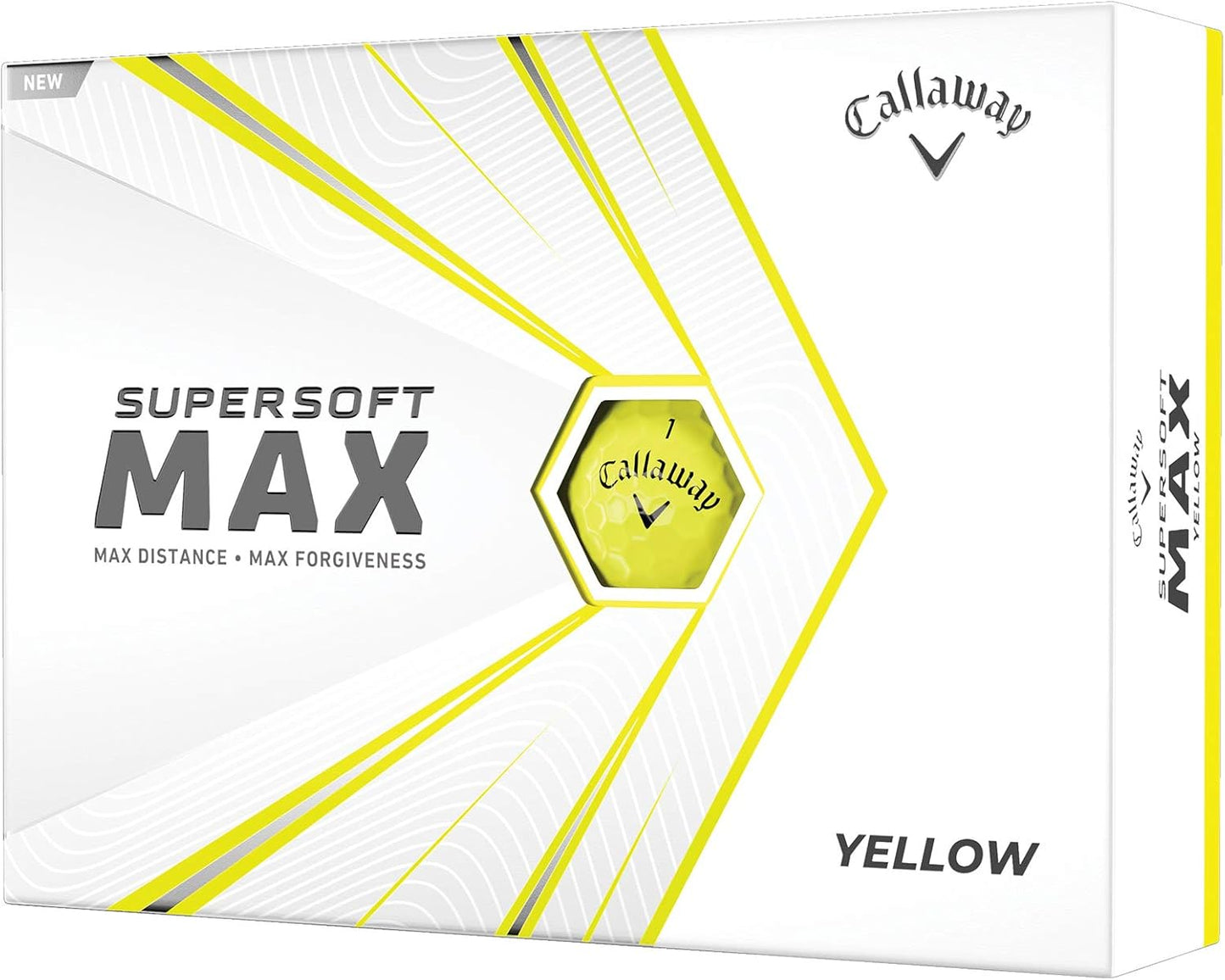 Callaway Supersoft Max Golf Balls - Maximum Distance & Control