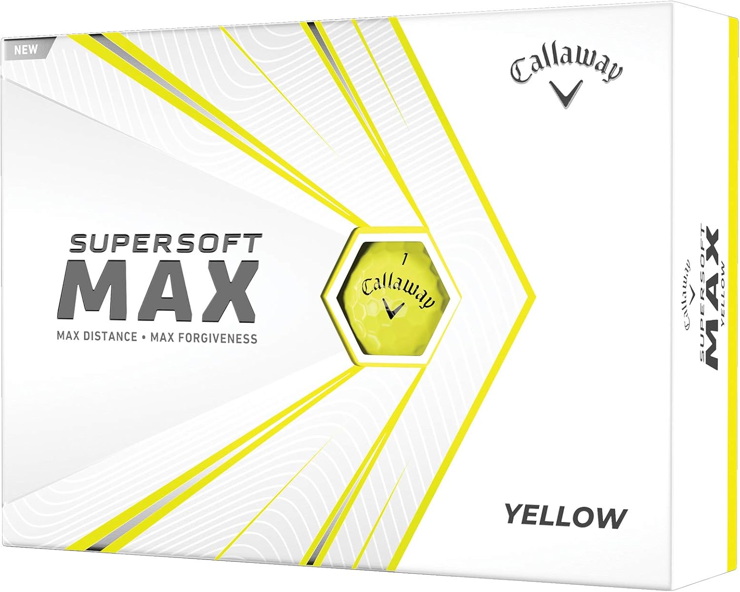 Callaway Supersoft Max Golf Balls - Maximum Distance & Control