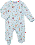 Boys Modal Magnetic Baby Footie Pajamas - Silky Soft Modal Fabric