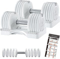 BYZOOM FITNESS Adjustable Dumbbell for Home Gym Workouts