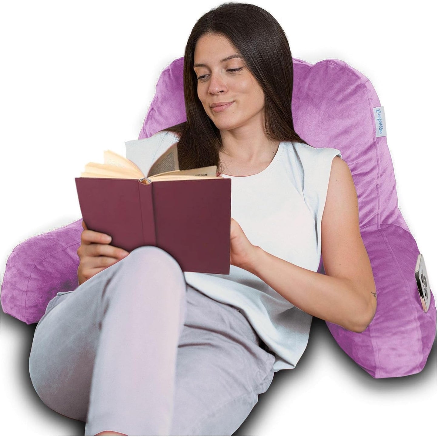 Lavender Bed Rest Pillow - Ultimate Comfort & Support
