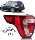 Tail Lights Compatible with 2016-2019 Ford Explorer Left Driver Side