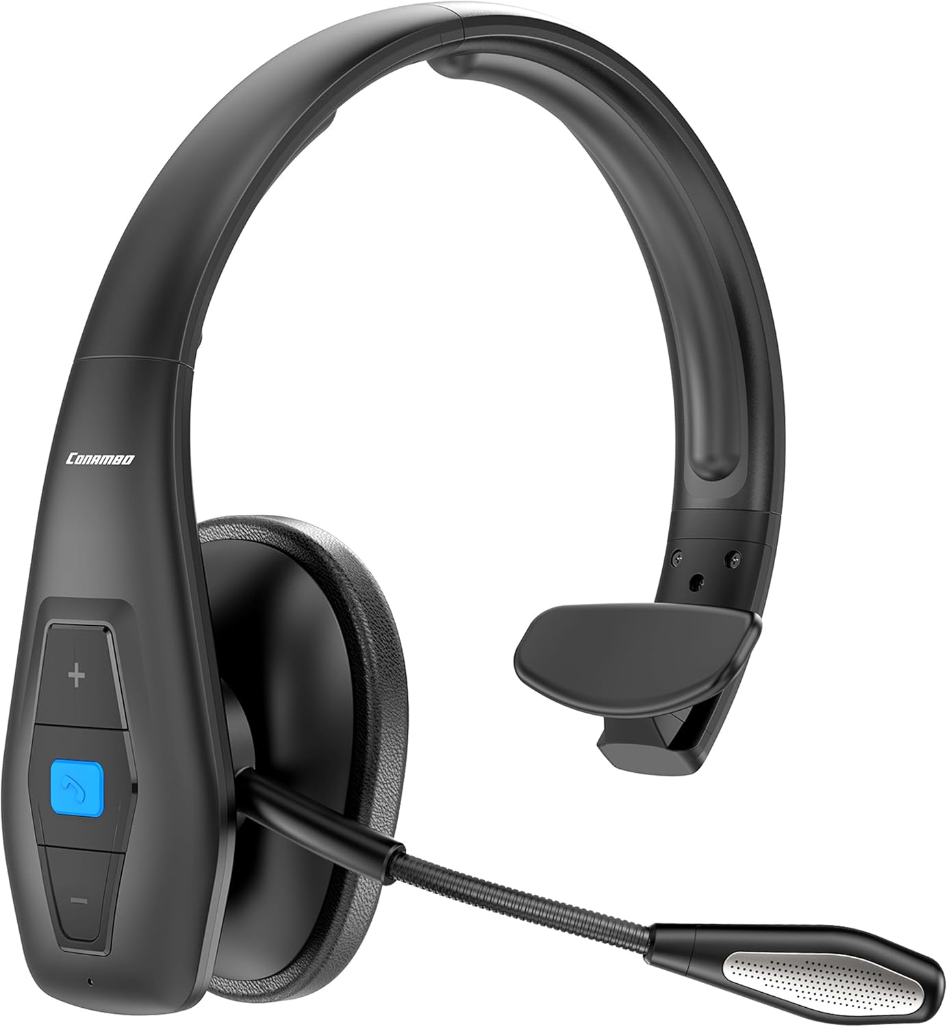 Conambo V5.1 Noise-Cancel Bluetooth Headset: 35Hrs HD Talktime