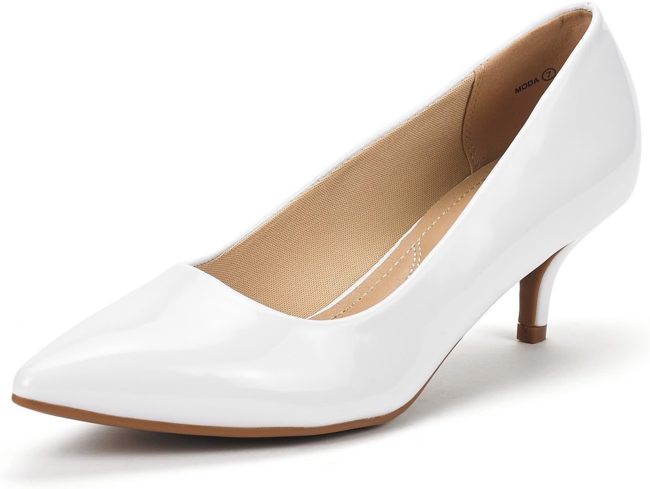 DREAM PAIRS Women's Comfortable Office Kitten Heel Pumps