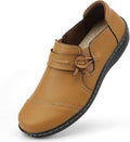 LAZYPOP Women's Classic Comfort Leather Loafers - Slip-On Everyday but