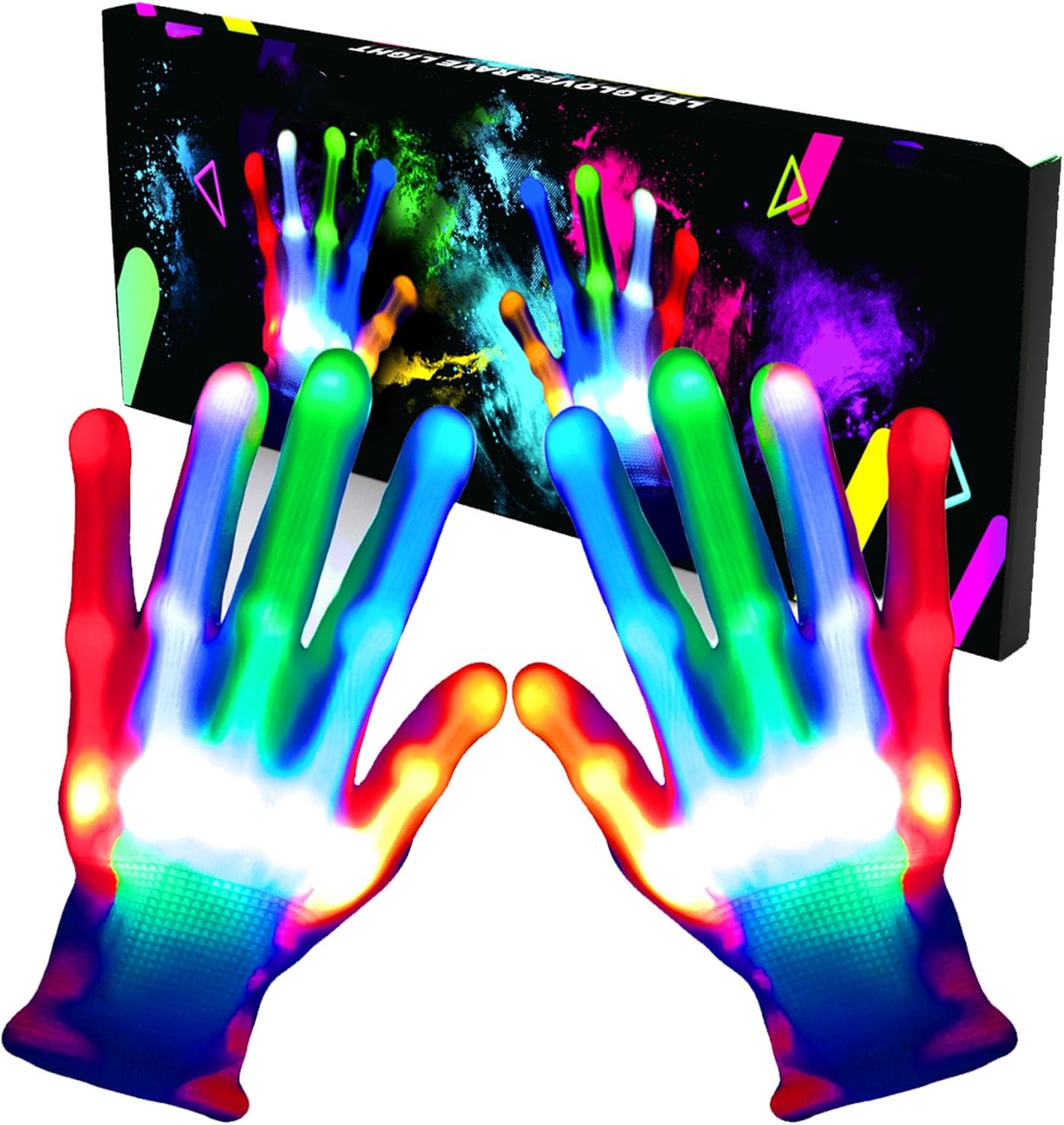LED Rave Gloves - Fun & Bright Lights for Kids!